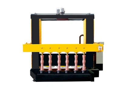 Профилираща машина за рязане на камък с CNC 6 глави за колонна балюстрада